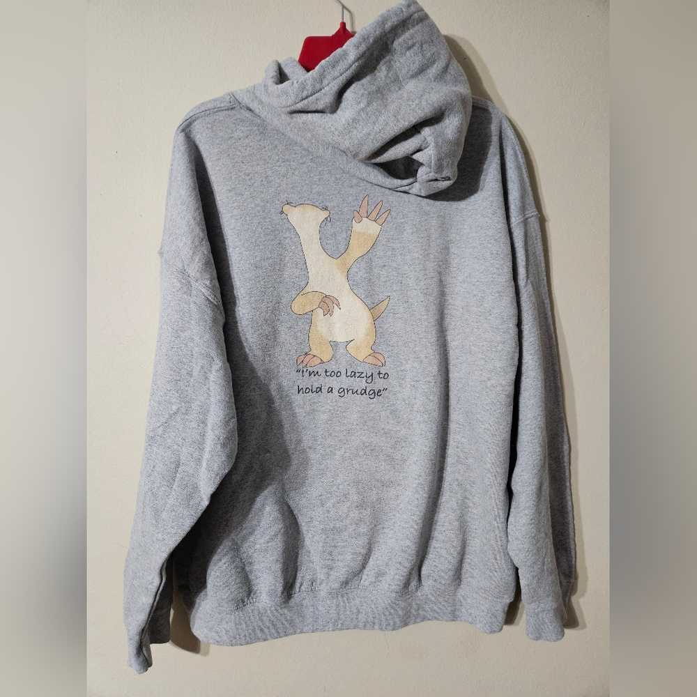 Sid The Sloth Grudge Hoodie Xl